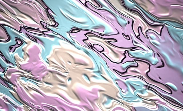 Liquid Chrome Holographic Shader Background — Liquid component for React & Tailwind by Kedhareswer Naidu