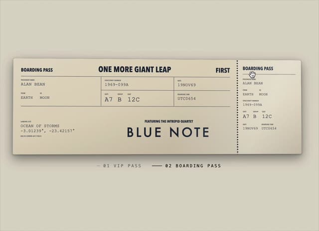 Interactive Boarding Pass Ticket Card — Ticket component for React & Tailwind by Kedhareswer Naidu