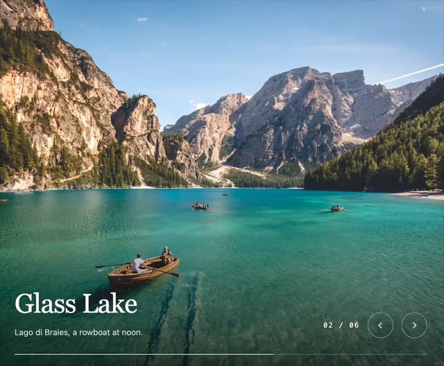 Shutter Blinds Image Carousel — Gallery component for React & Tailwind by Kedhareswer Naidu