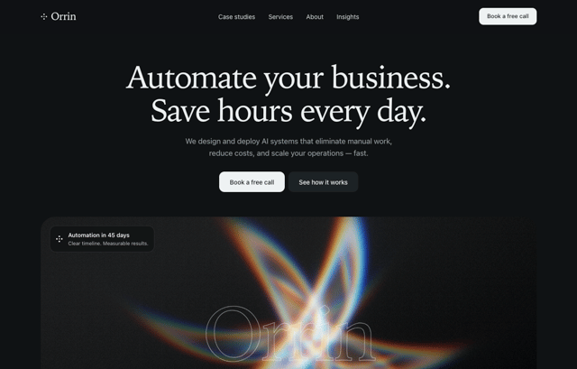 AI Automation Agency Website Template - React & Next.js website template by Kedhareswer Naidu