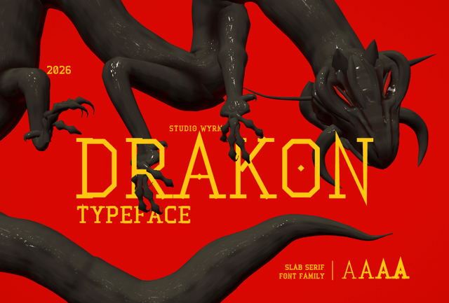 Dragon Type Specimen - React & Next.js website template by Kedhareswer Naidu