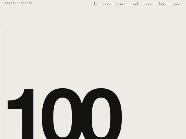 Variable Font Weight Preloader — Counter component for React & Tailwind by Kedhareswer Naidu