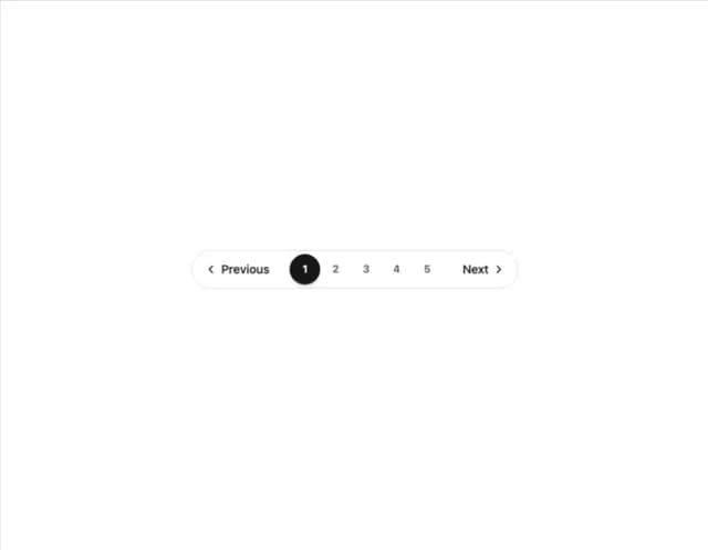 Floating Pill Pagination — Navigation Menu component for React & Tailwind by ShadcnSpace