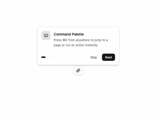 Product Tour Popover — Walkthrough component for React & Tailwind by ShadcnSpace