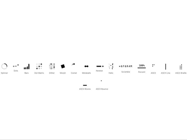 Loader — Ascii component for React & Tailwind by Mark Yo