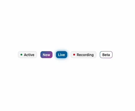 Styled Badges — Gradient component for React & Tailwind by ai 2