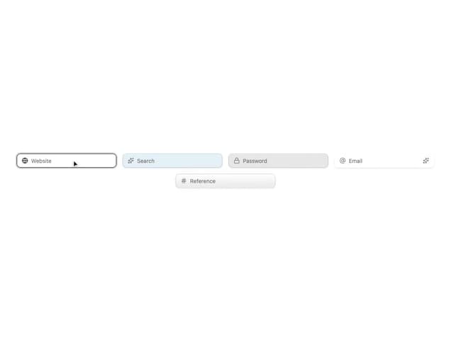 Input Group Glass — Glass component for React & Tailwind by ai 2