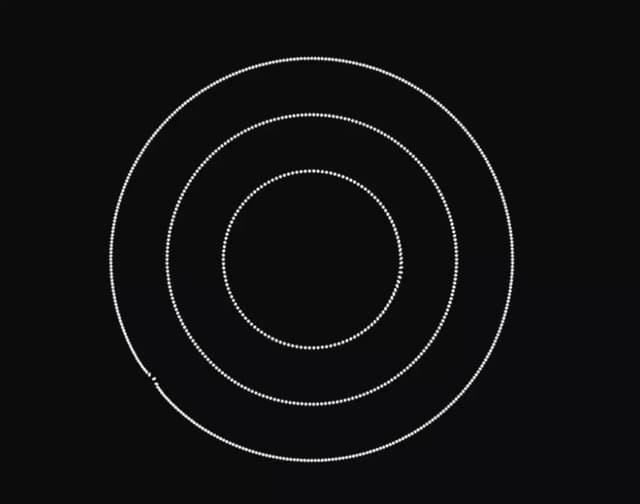 Dot Swarm — Canvas component for React & Tailwind by ham7a311