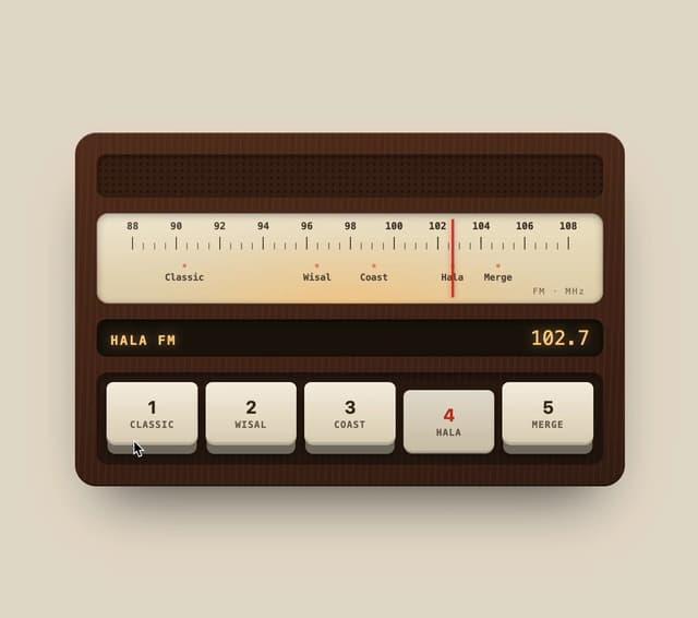 Preset Keys — Segmented Control component for React & Tailwind by ham7a311