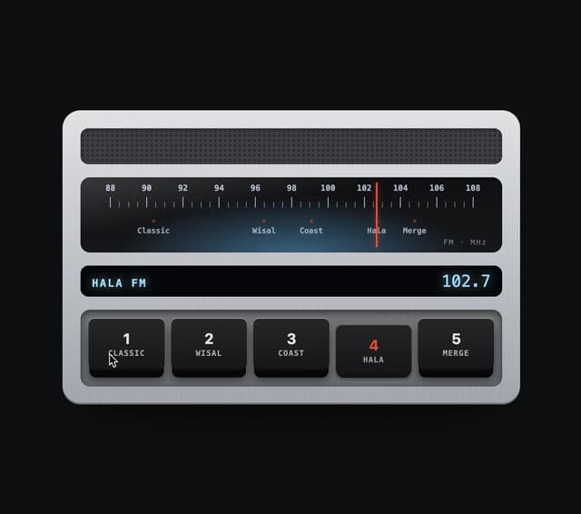 Preset Keys — Segmented Control component for React & Tailwind by ham7a311