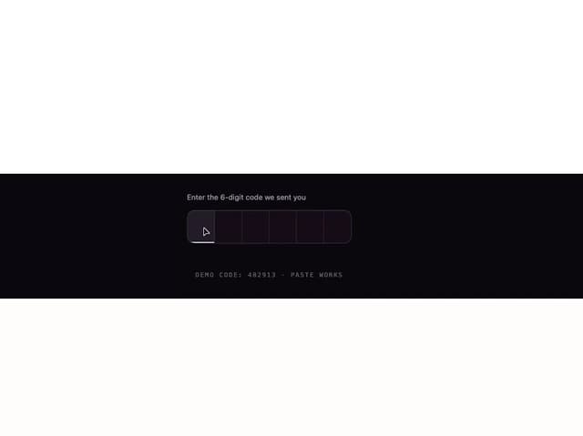 Ribbon OTP — Authentication component for React & Tailwind by ham7a311