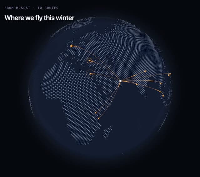 Route Globe — Canvas component for React & Tailwind by ham7a311