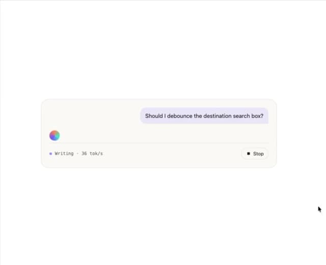 Stream Reply — Chat component for React & Tailwind by ham7a311