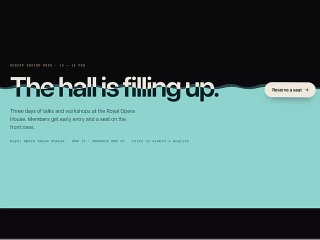 Tideline CTA — Wave component for React & Tailwind by ham7a311