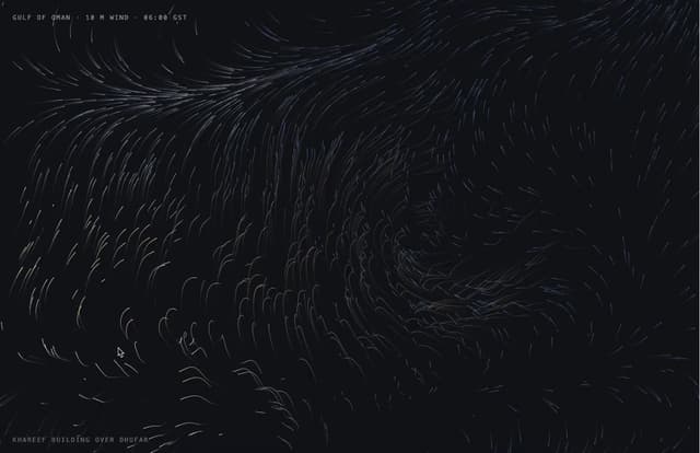 Wind Map — Particle component for React & Tailwind by ham7a311