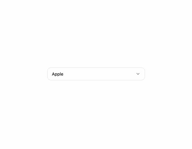 Morph Select — Dropdown component for React & Tailwind by Saurabh