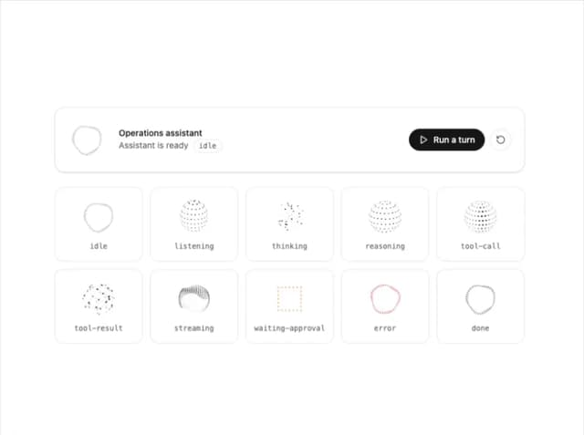 AI Orb — AI Chat component for React & Tailwind by Dudelnik
