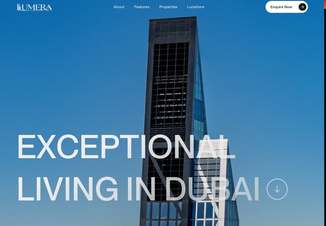 Lumera - Luxury Real Estate Template - React & Next.js website template by Hyperiux Vault
