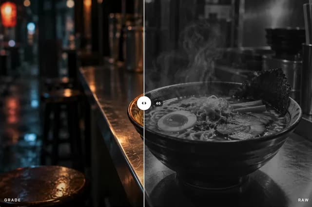 Image Comparison Slider — Image component for React & Tailwind by Wensity Labs