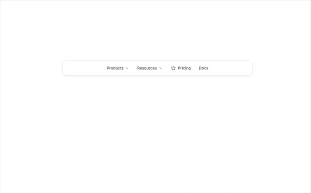 Navigation Menu — Navigation Menu component for React & Tailwind by Wensity Labs