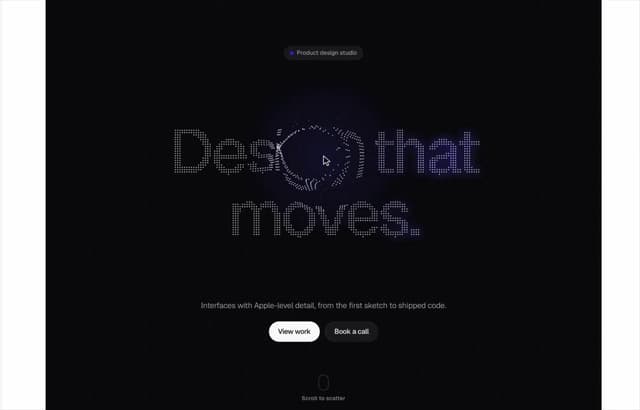 Dot Field — Hero Background component for React & Tailwind by Vasnev.art