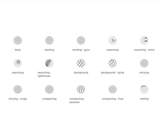 Thinking Orbs — openmuse ai component for React & Tailwind by Yogesh