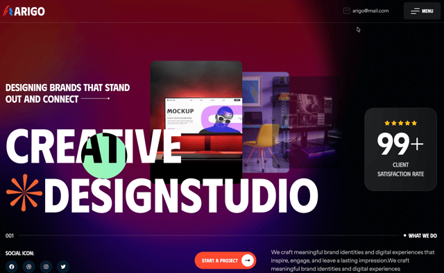 Arigo - Creative Agency & Portfolio Next.js Template