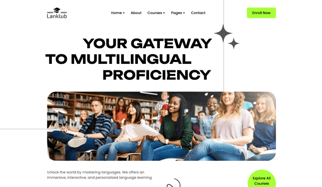 Lanklub - React JS Education & Online Course Template
