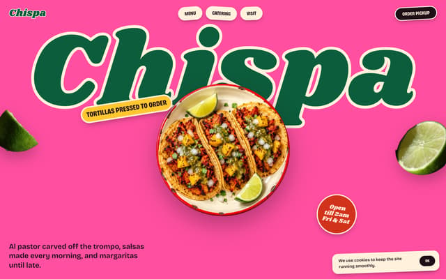 Chispa - Restaurant Template