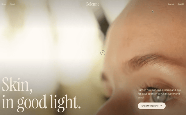 Solenne: Skincare & Beauty Brand Template
