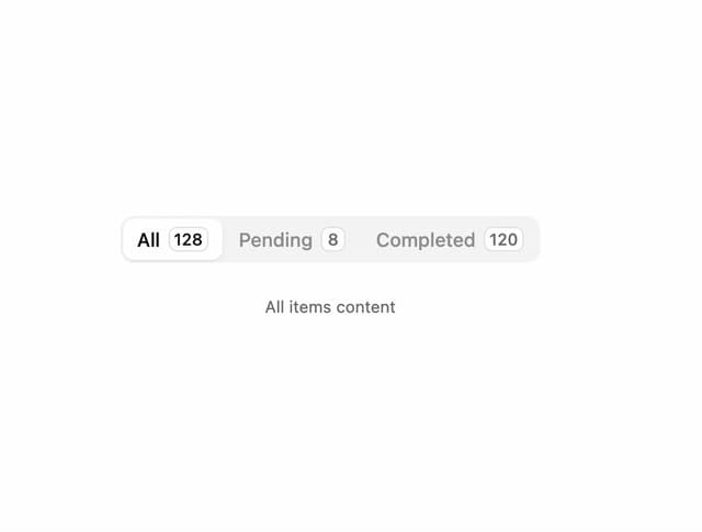 Tabs with Count Badge — Tabs component for React & Tailwind by coss