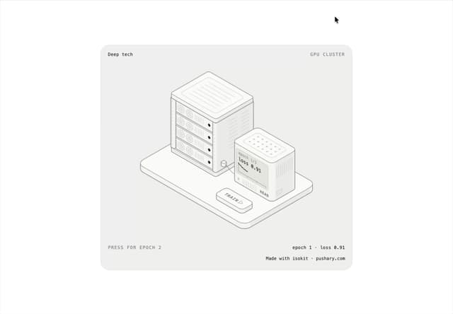 GPU Cluster — React component for Tailwind & Next.js by aadilghani1