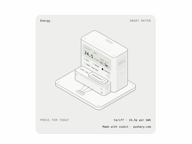 Smart Meter — Interactive component for React & Tailwind by aadilghani1