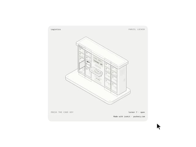 Parcel Locker — React component for Tailwind & Next.js by aadilghani1