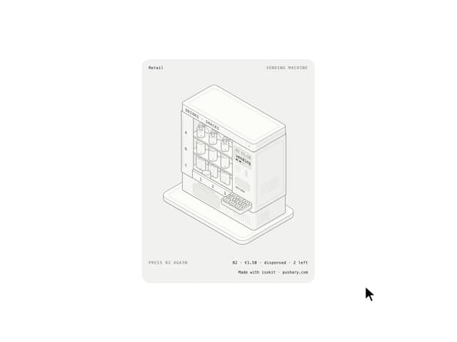 Vending Machine — React component for Tailwind & Next.js by aadilghani1