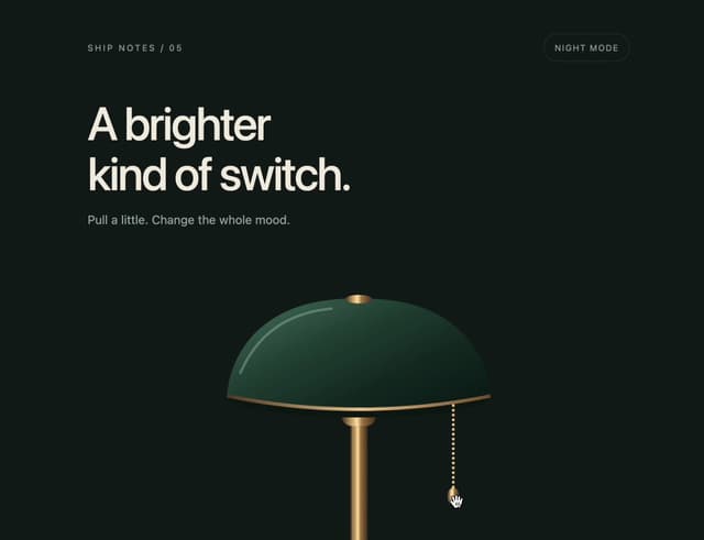 Pull Lamp — SVG component for React & Tailwind by aqualang89