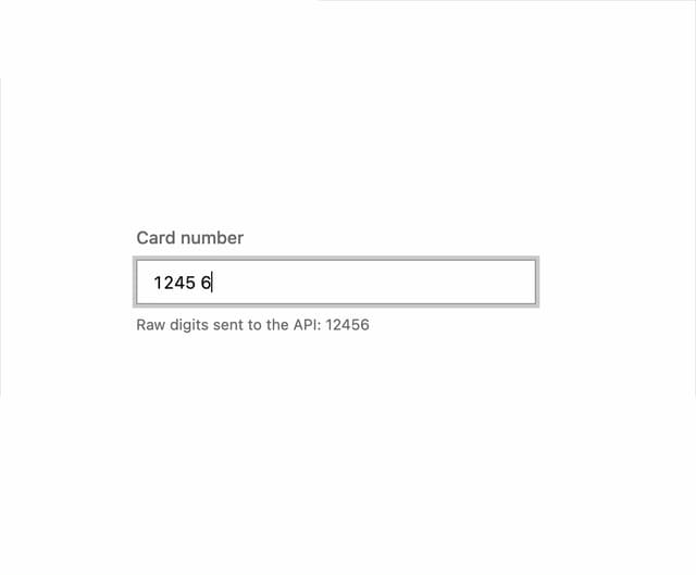 Mask Input — Mask component for React & Tailwind by astralyxdev