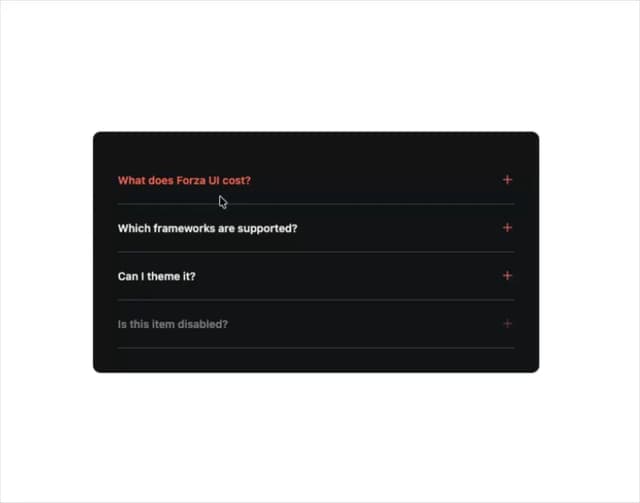 Fz Accordion — FAQ component for React & Tailwind by chrisdalbano