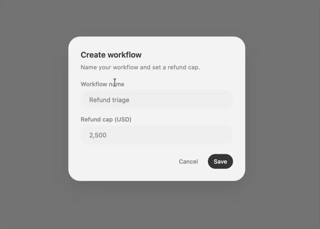 Dialog — Workflow component for React & Tailwind by halaska-studio