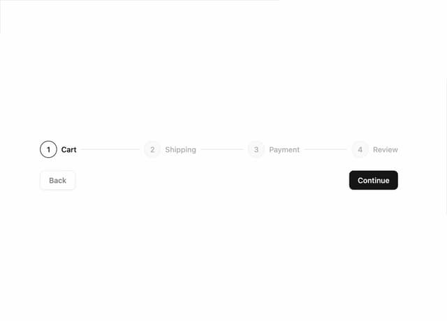 Stepper — Steps component for React & Tailwind by kevingirelli