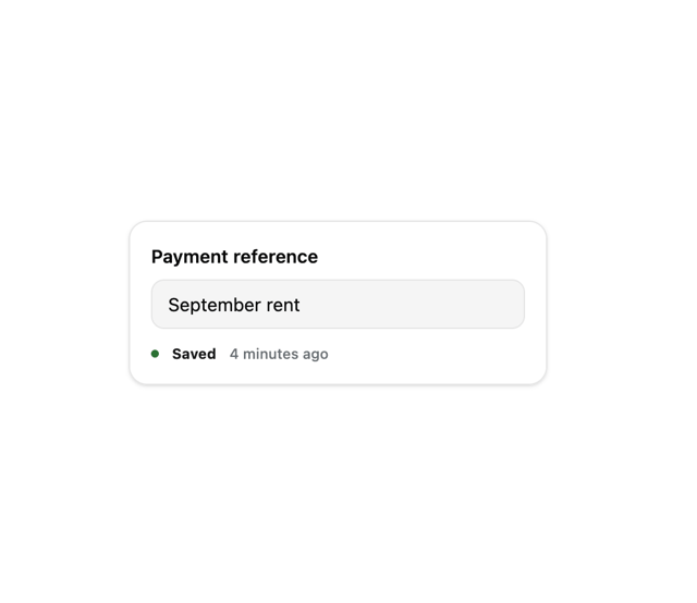 Save Indicator — Status component for React & Tailwind by klyv-ui