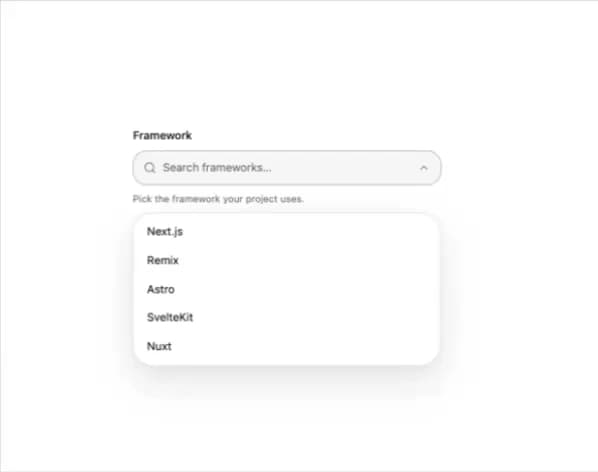 Combobox — Select component for React & Tailwind by kuratlielia