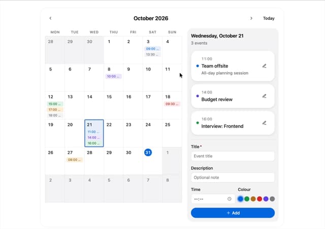 Event Calendar