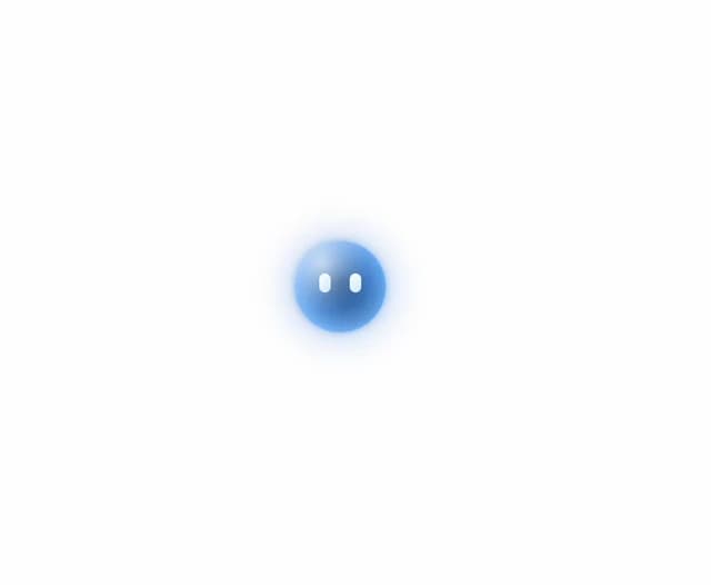 AI Orb Avatar — AI Chat component for React & Tailwind by odysseyui