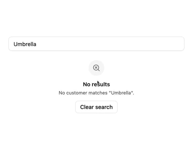 Empty State — Search component for React & Tailwind by robertlib