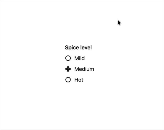 Hand-drawn Radio Group — Radio Group component for React & Tailwind by sarat-asymmetrica