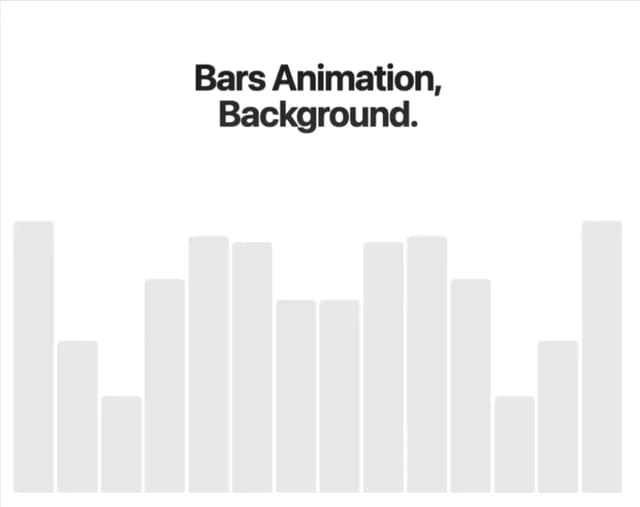 BarsWave — Decorative component for React & Tailwind by scrollxui