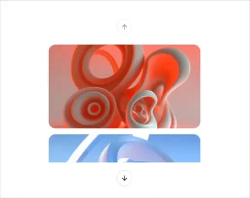 Vertical Carousel — Carousel component for React & Tailwind by shadcnui-blocks