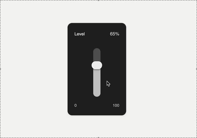 Matte Meter Slider — Slider component for React & Tailwind by sltowl