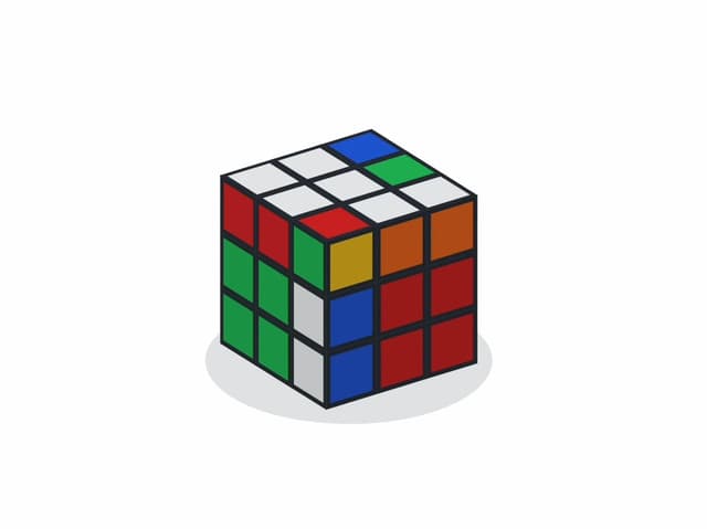 Puzzle Cube — Scramble component for React & Tailwind by timmikeladze